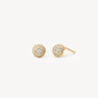 Lab Diamond Pavé Stud Earrings