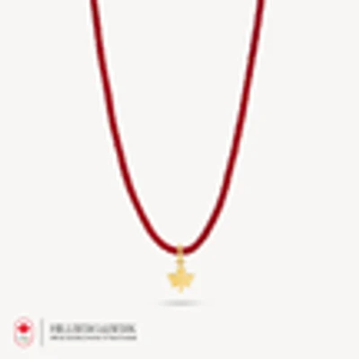 Maple Leaf Corded Necklace