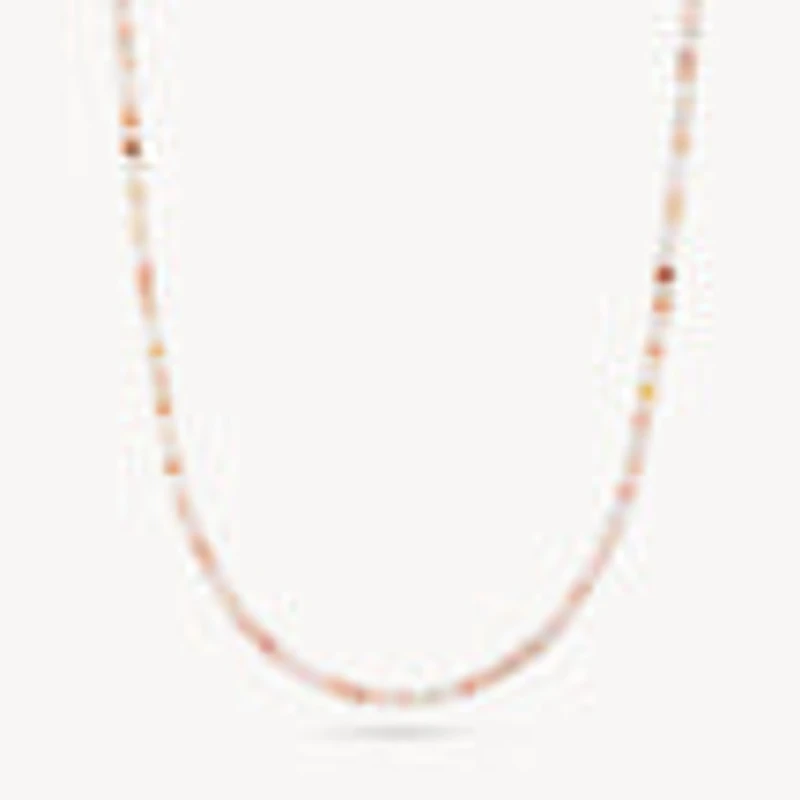 Pink Opal Coastal Gemstone Necklace