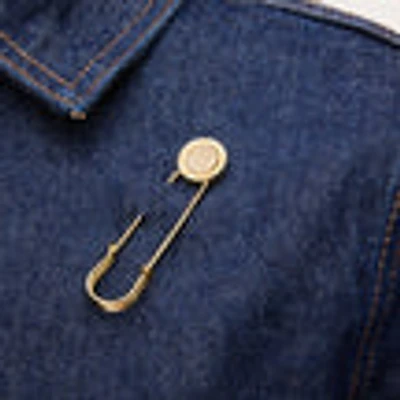 Safety Pin Brooch