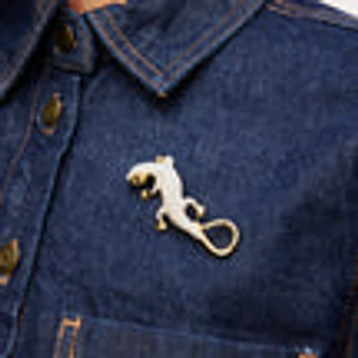 Sparkle Lizard Brooch