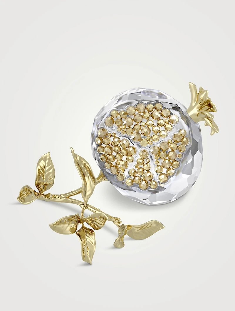 Holiday Magic Pomegranate Crystal Figurine