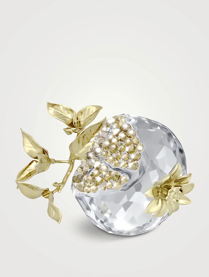 Holiday Magic Pomegranate Crystal Figurine