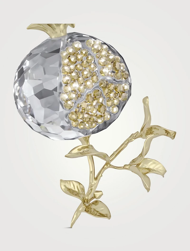 Holiday Magic Pomegranate Crystal Figurine
