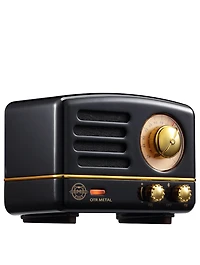 OTR Metal Portable FM Radio & Bluetooth Speaker