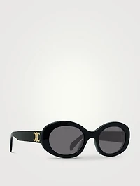 Triomphe Oval Sunglasses