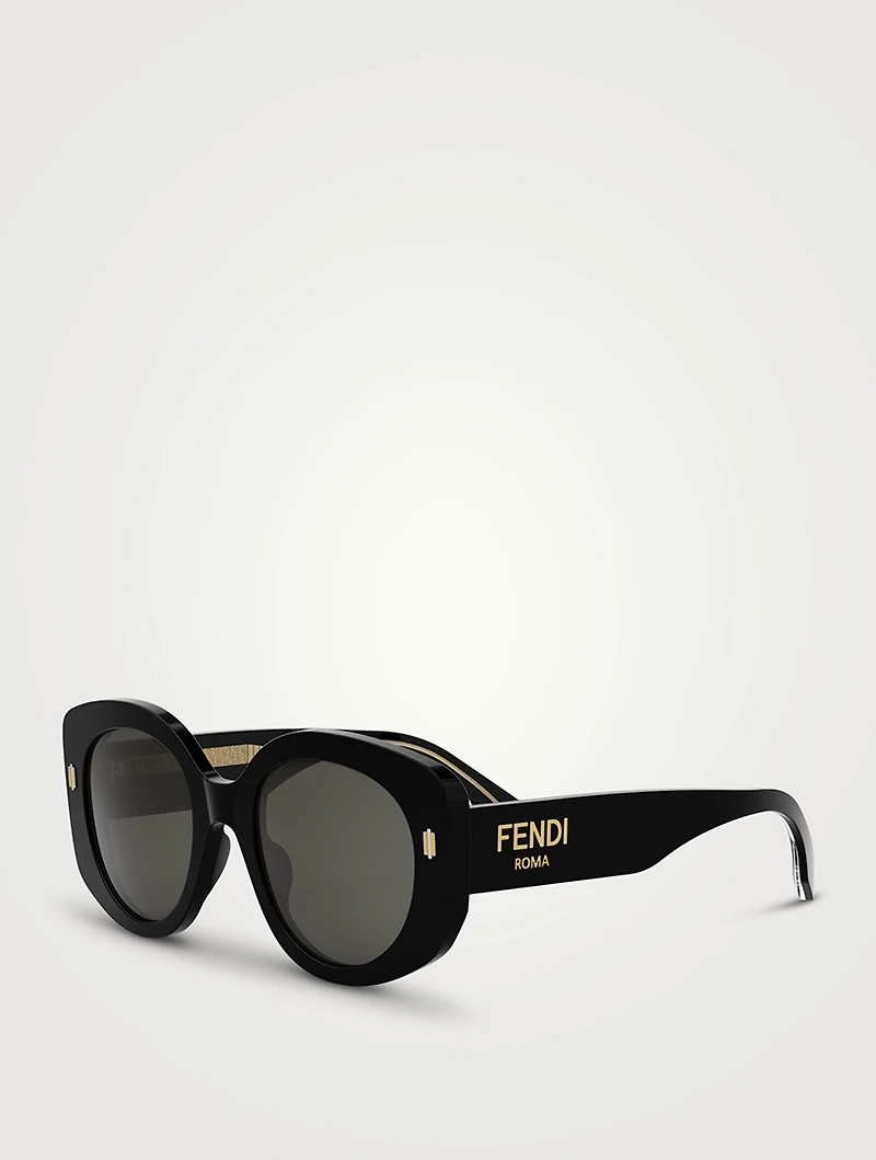 Fendi Roma Round Sunglasses