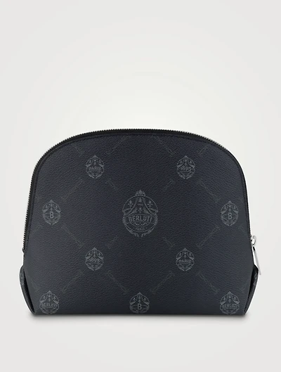BERLUTI Canvas And Leather Pouch