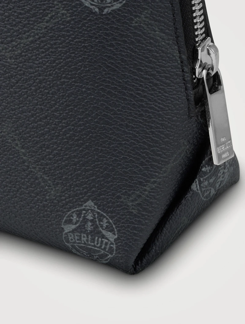 BERLUTI Canvas And Leather Pouch