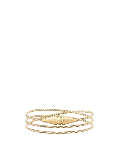 Jack De Boucheron Gold Triple Wrap Bracelet