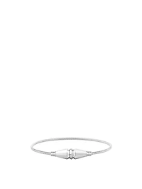 Jack De Boucheron White Gold Single Wrap Bracelet