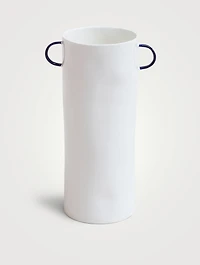 Fine Bone China Handled Vase