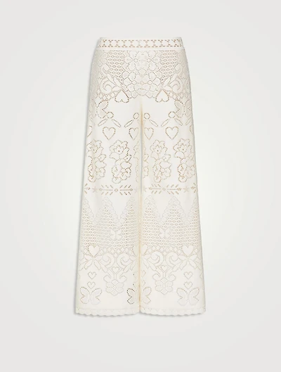Hearts Blanket Lace Culottes