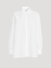 Espanto Oversized Shirt Striped Print
