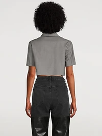 Namil Wool Cropped Shirt