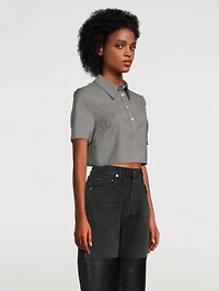 Namil Wool Cropped Shirt