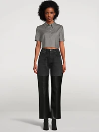 Namil Wool Cropped Shirt