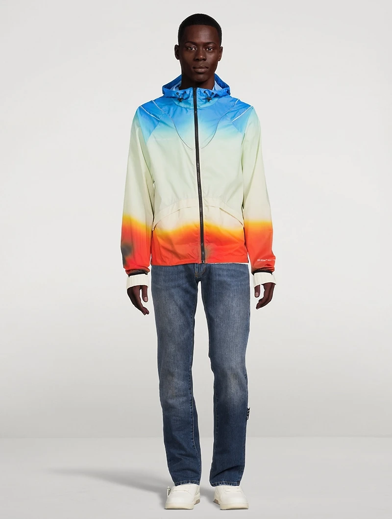 ATHL Printed Jacket With Hood