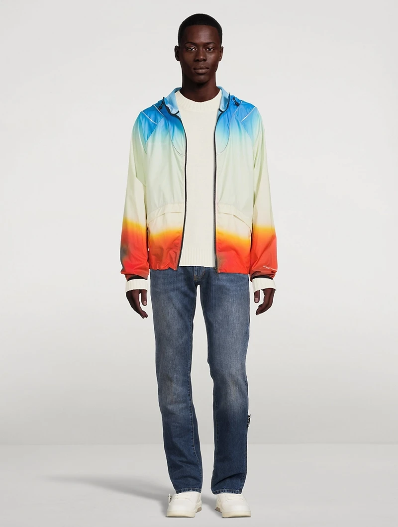 ATHL Printed Jacket With Hood