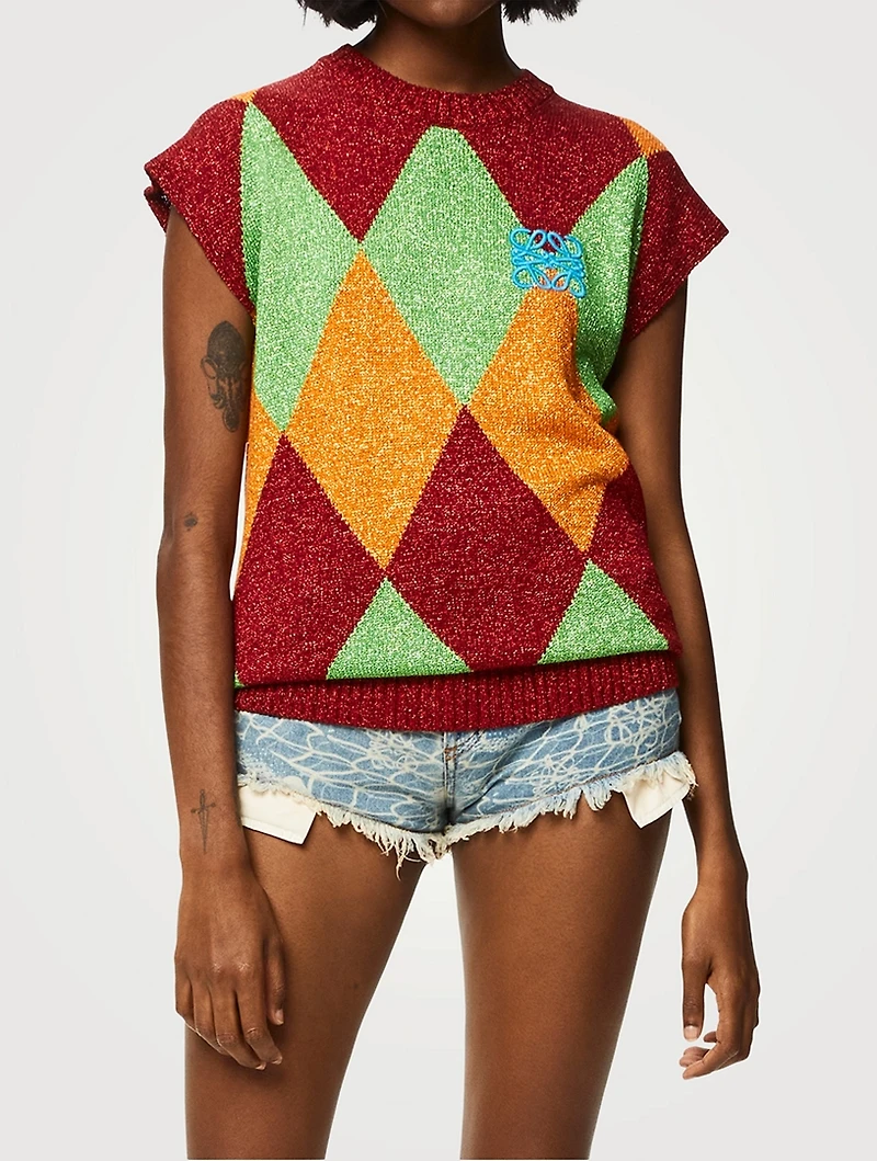 Paula's Ibiza Anagram Lurex Vest