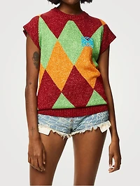 Paula's Ibiza Anagram Lurex Vest