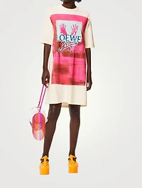 Paula's Ibiza Palm T-Shirt Dress