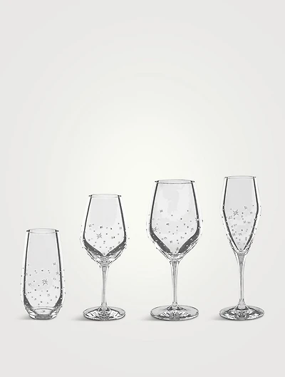 Mixed Glasses With Swarovski Crystals - Set Of 4