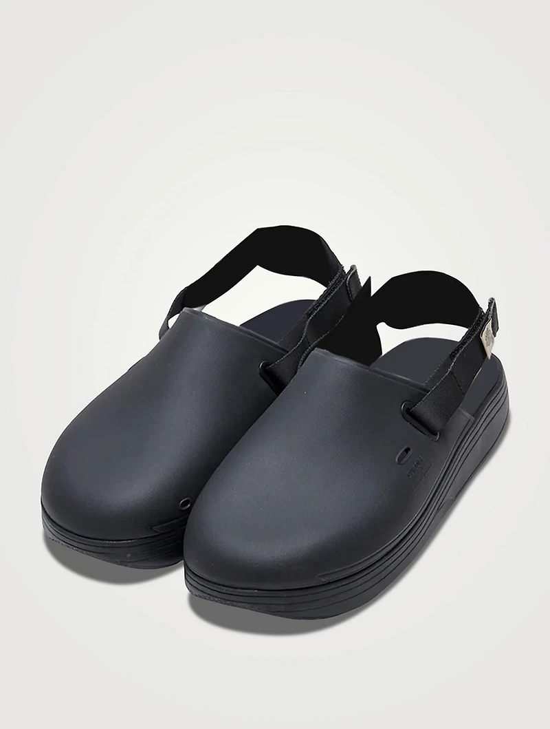 CAPPO Rubber Slingback Clogs