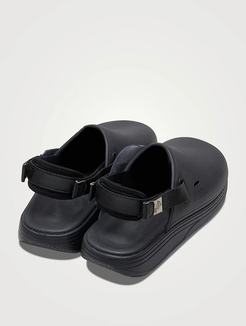CAPPO Rubber Slingback Clogs