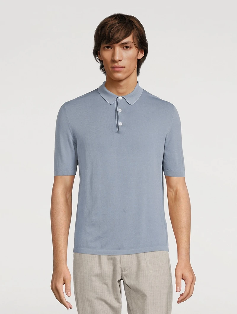 Three-Button Polo Shirt