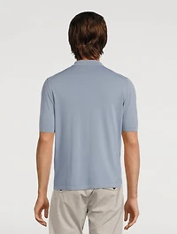 Three-Button Polo Shirt