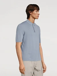 Three-Button Polo Shirt