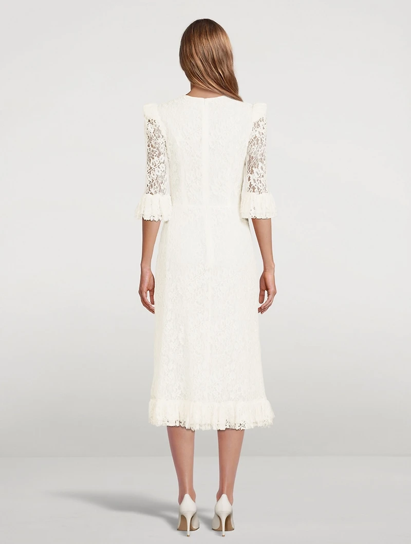 Falconetti Lace Midi Dress