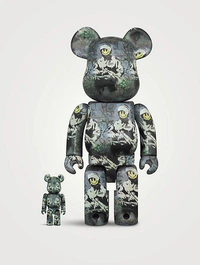Riot Cop 100% & 400% Be@rbrick Set