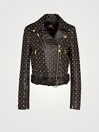 Ruby Leather Moto Jacket