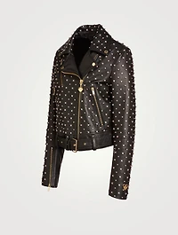 Ruby Leather Moto Jacket