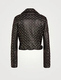 Ruby Leather Moto Jacket