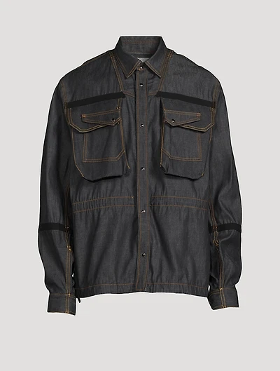 Patch-Pocket Denim Jacket