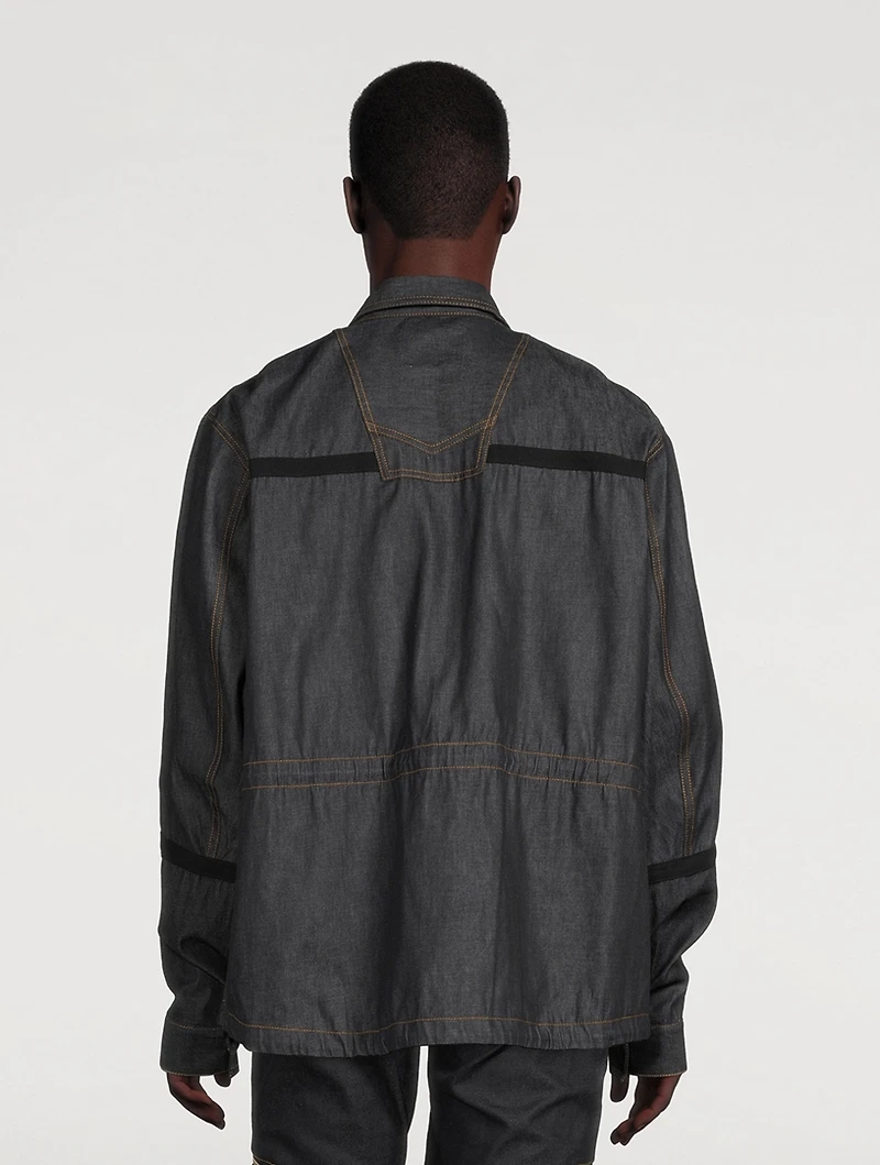 Patch-Pocket Denim Jacket