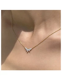 Tulia 18K Gold Vermeil Marquise Necklace