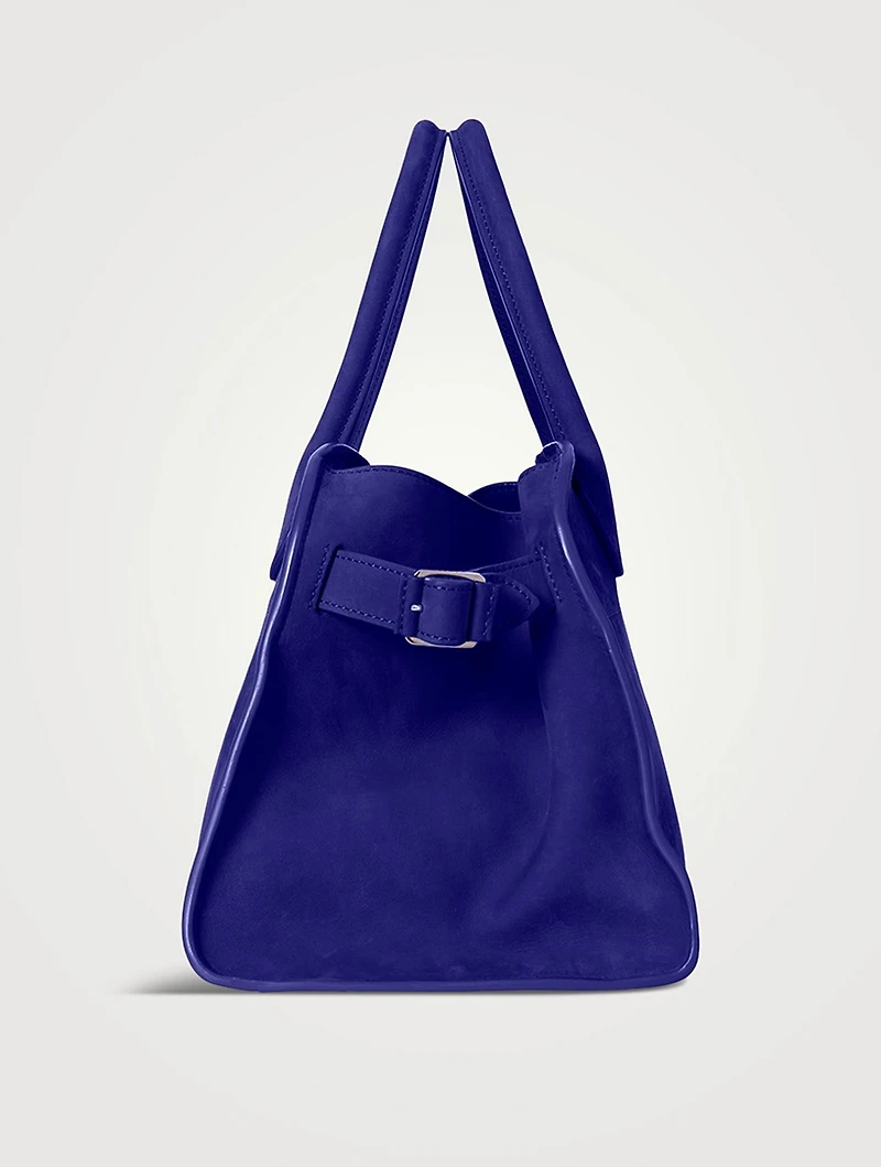 Soft Margaux 10 Suede Satchel