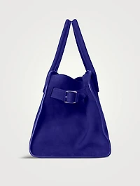 Soft Margaux 10 Suede Satchel