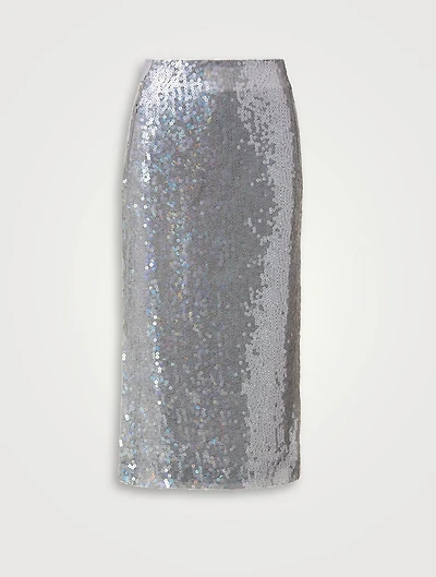 Sequin Pencil Skirt