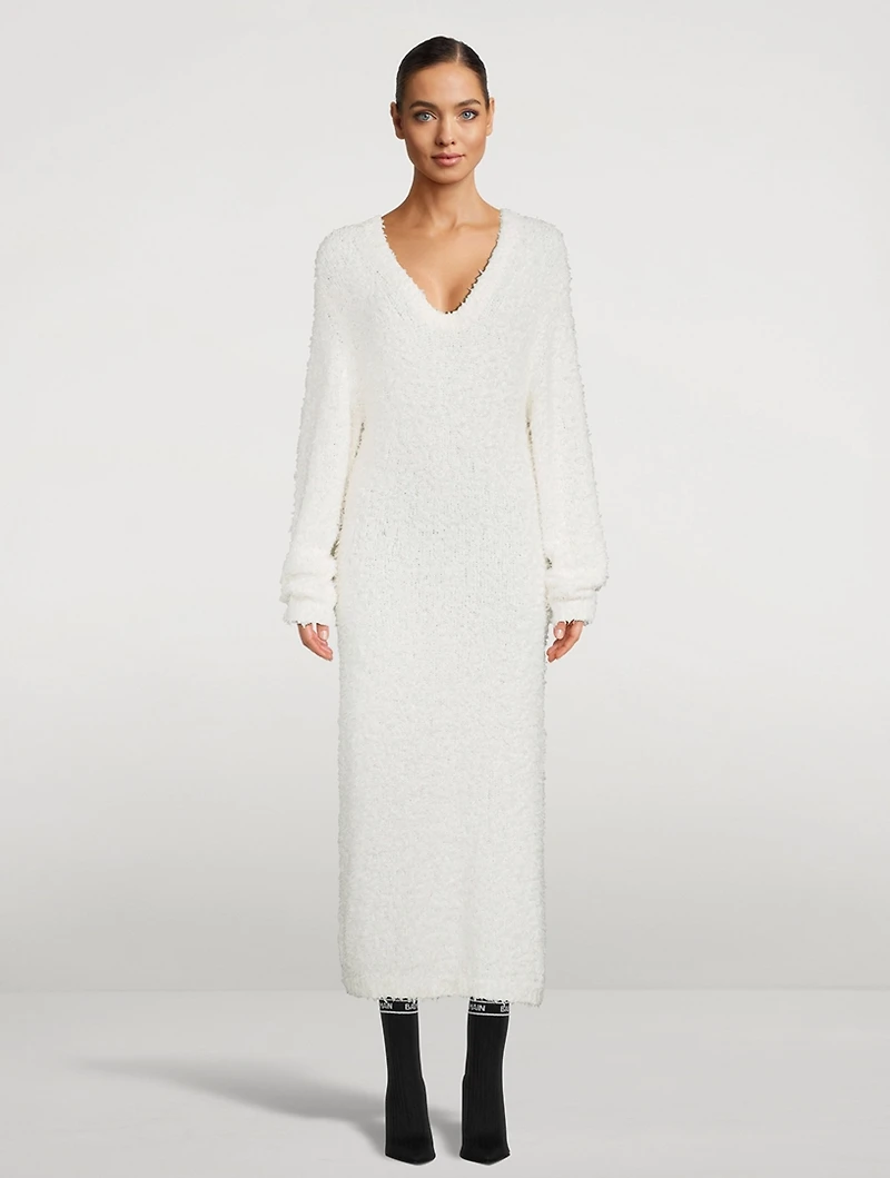 Kamila Sherpa Knit Midi Dress