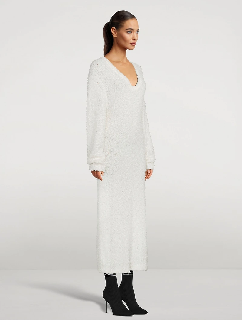 Kamila Sherpa Knit Midi Dress