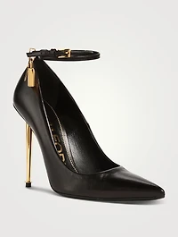 Leather Pumps With Padlock