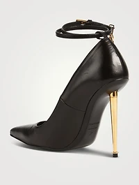 Leather Pumps With Padlock