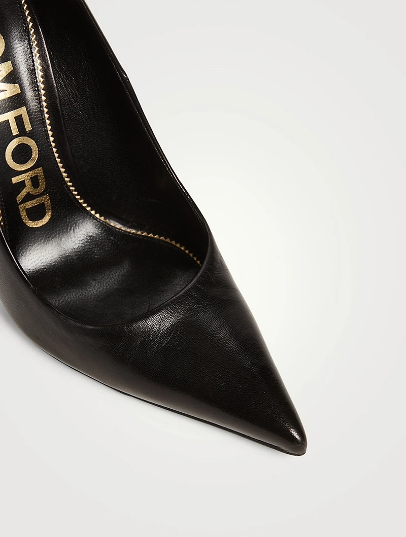 Leather Pumps With Padlock