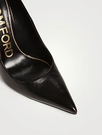Leather Pumps With Padlock