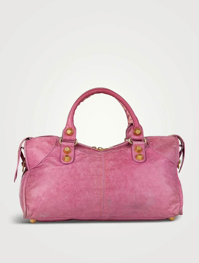 Pre-Loved Motocross Part Time Giant 21 Leather Satchel